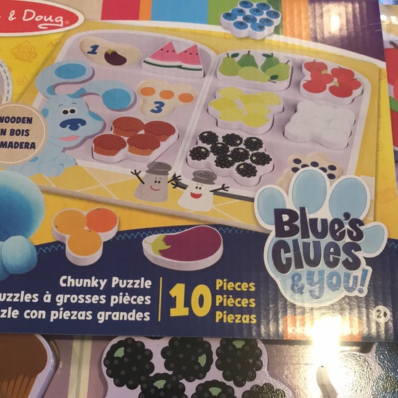 Blue’s clues Melissa & Doug 10 piece chunky puzzle - Picture 1 of 7